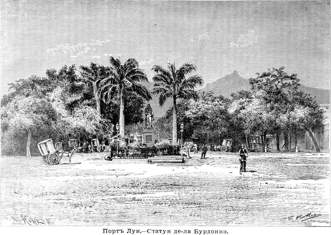 101 Порт-Луи - Статуя де ла Бурдоннэ